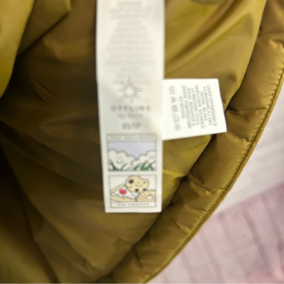 Offline by Aerie Green Brown full zip puffer vest activewear ladies size XS - Picture 9 of 9